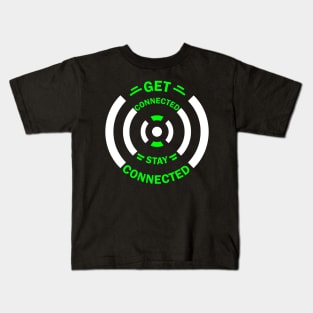 slogan connected typography Kids T-Shirt
